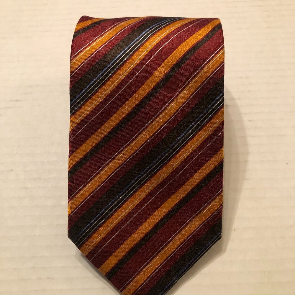 BRIONI men's new silk tie 3 1/2" X 62"  made in Italy